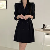 ダブルボタンジャケットワンピース