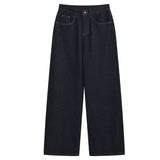 裏起毛ステッチワイドデニム