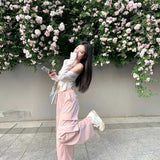 ライトカーディガン&キャットキャミソールSET