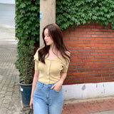 2wayセーラーラペルリブトップス