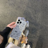 【iPhone17対応】クリア顔文字iPhoneケース