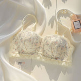 小胸フィットノスタルジックブラ&ショーツSET