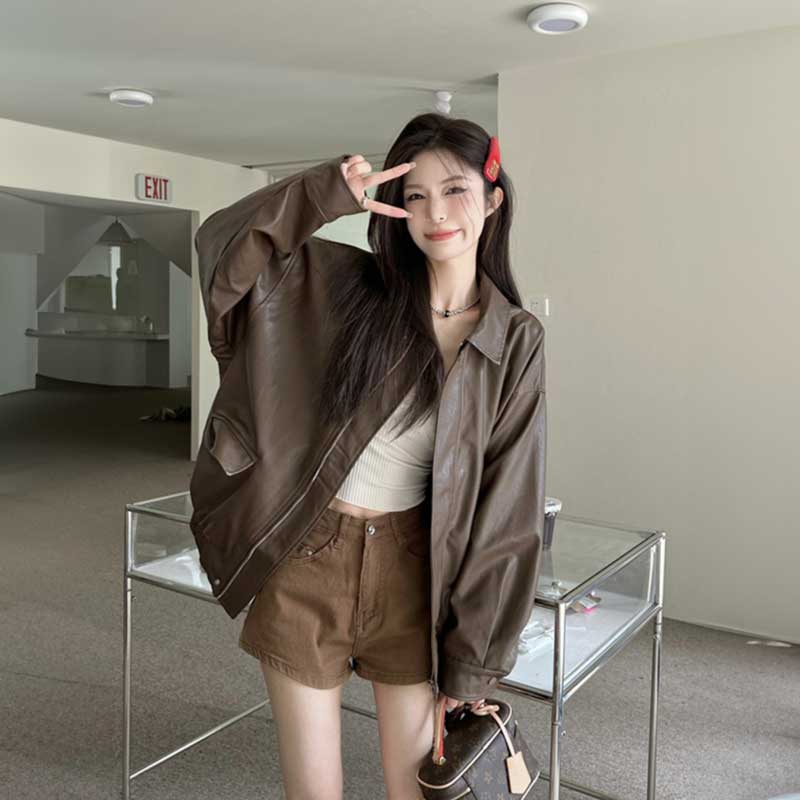 オーバーレザージャケット