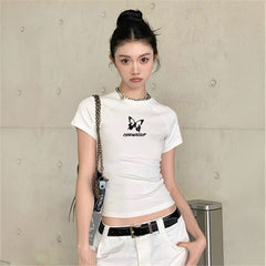 ホワイトミニアゲハミニTシャツ