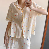 カラードットルームウェア