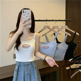 カップ付きロゴタンクトップ