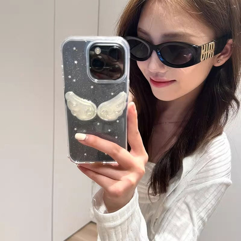 ラメスターエンジェルiPhoneケース