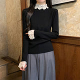 クラシックレースフリルトップス