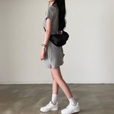 シンプルポロワンピース