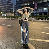 レースアップカーディガン&キャミソールSET