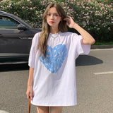 ハートグラフィックTシャツ