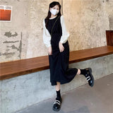 リラックスフリルミドルワンピース