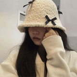 ミニリボンフレンチボアハット