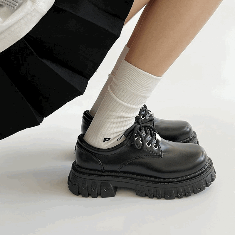 GRANCY】メタルプレートレザーシューズ GRANCY】Metal Plate Leather GRANCY】メタルプレートレザーシューズ GRANCY】Metal Plate Leather