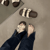 スウェードコンフォートサンダル