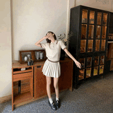 サマーポロニット&ニットスカートSET