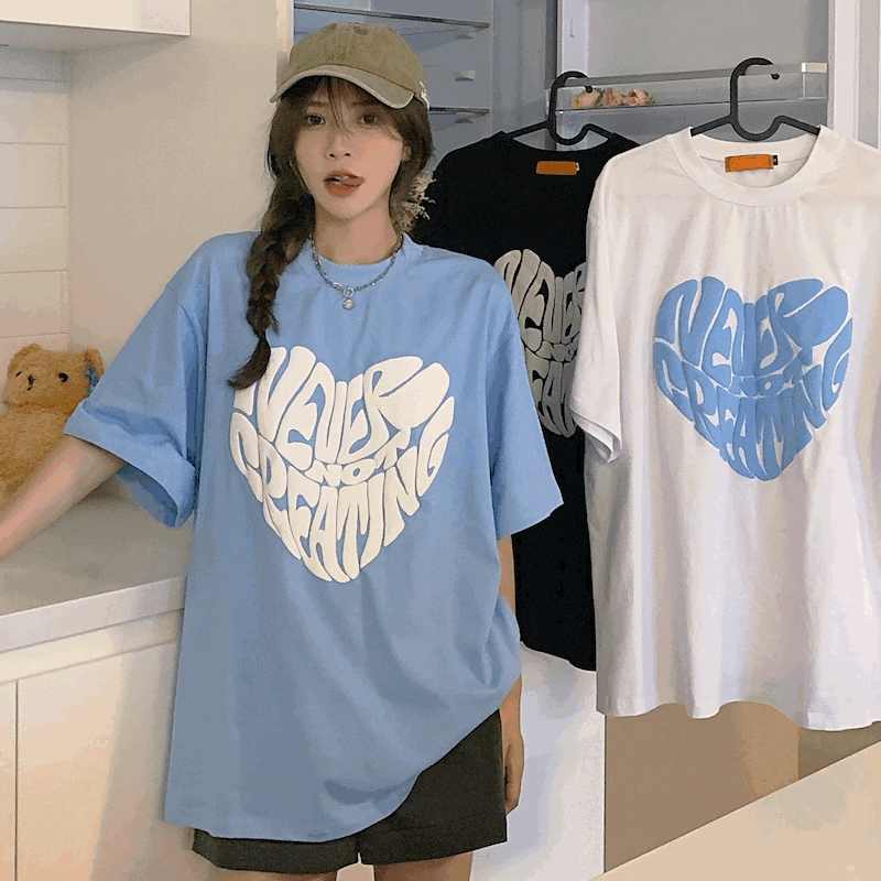 ハートグラフィックTシャツ – GIRLS CRUSH ハートグラフィックTシャツ – GIRLS CRUSH