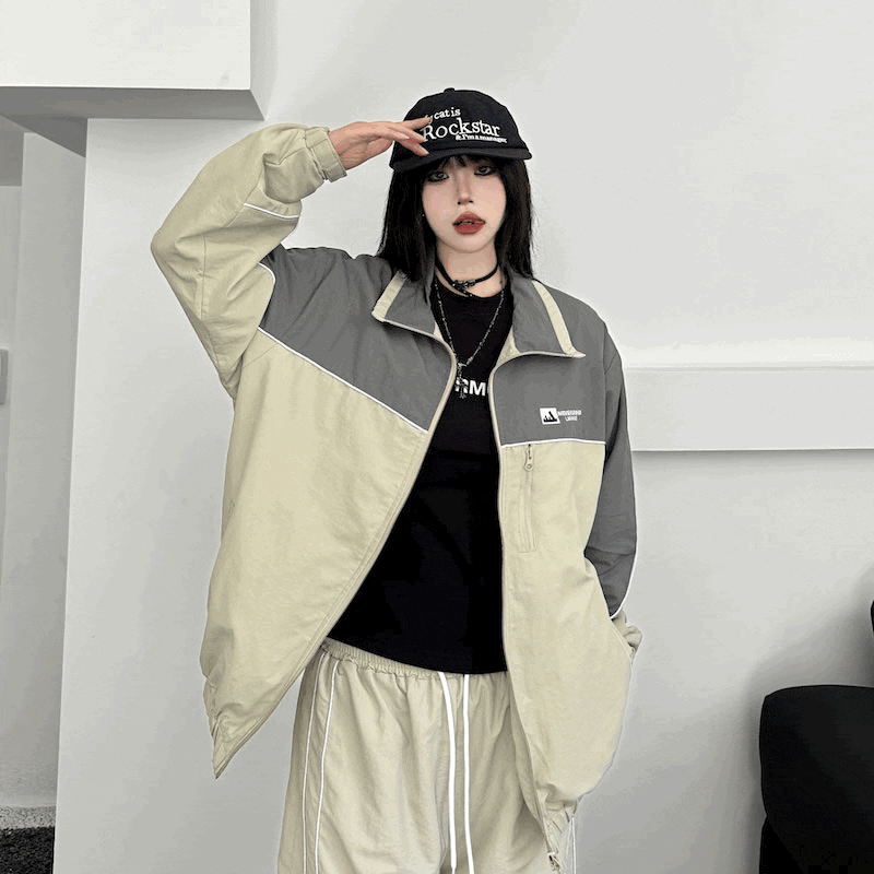 バイカラーウィンドブレーカー – GIRLS CRUSH バイカラーウィンドブレーカー – GIRLS CRUSH