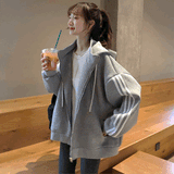 ハイネックトラックパーカー