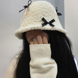 ミニリボンフレンチボアハット