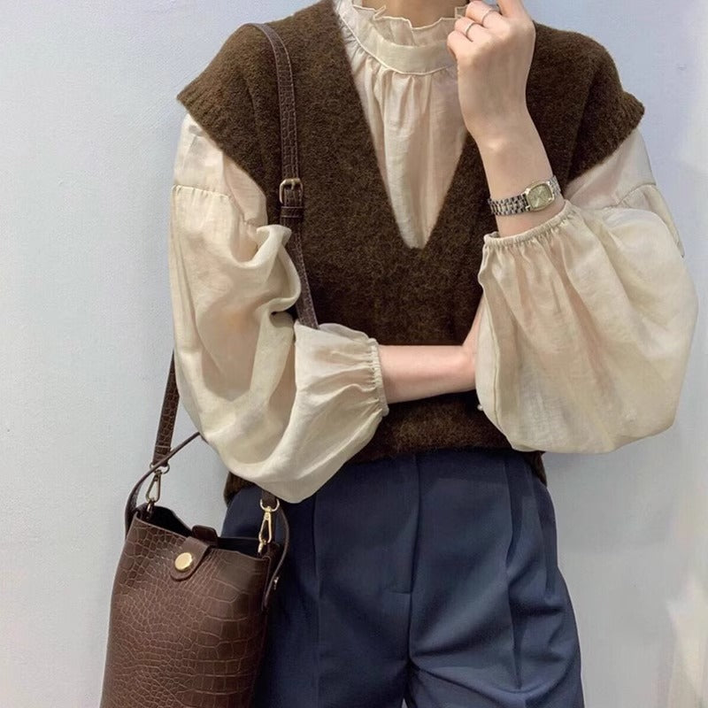 ルーズモヘアベスト