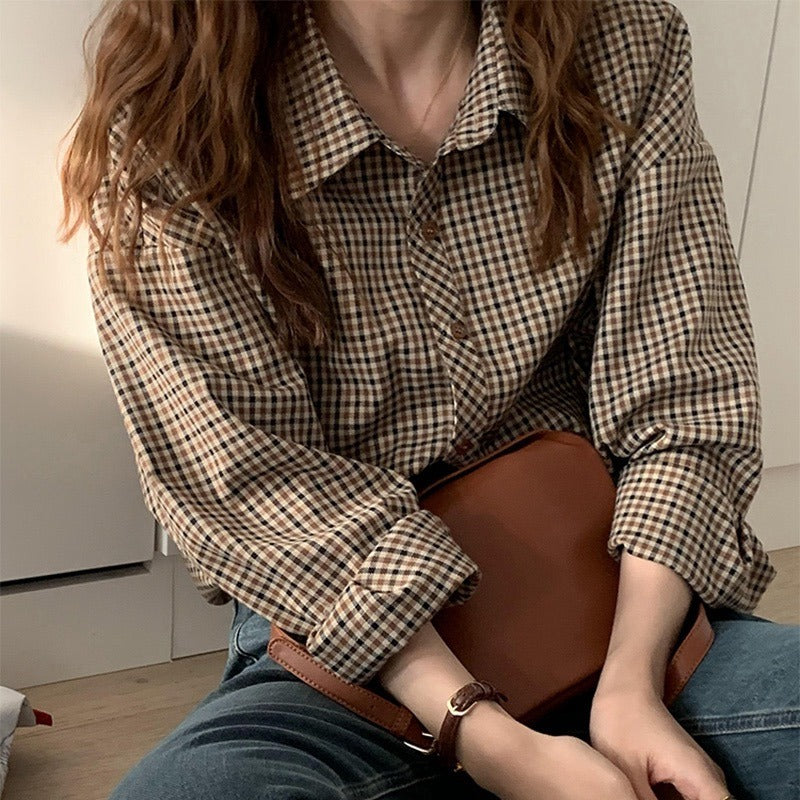 オールドカラーチェックシャツ