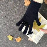 ミニリボンカラー手袋