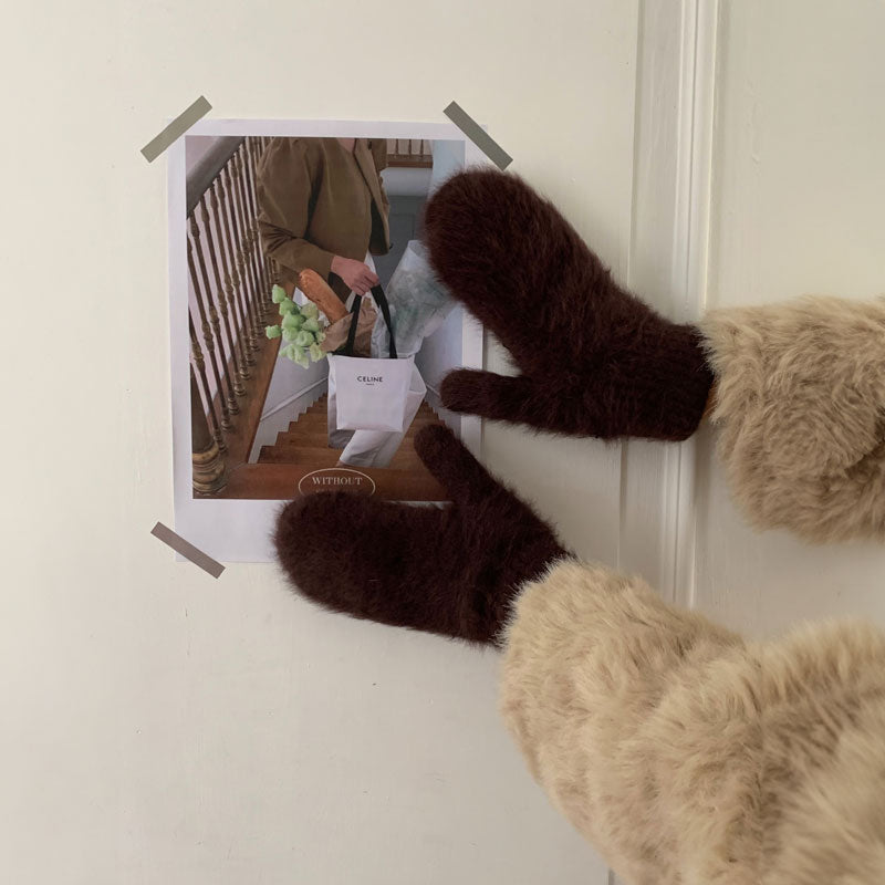 スモーキーシャギーミトン