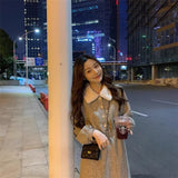 ボアカラーツイードワンピース