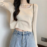 ダブルリボンストラップロンT