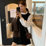 フレンチシックレイヤードワンピース