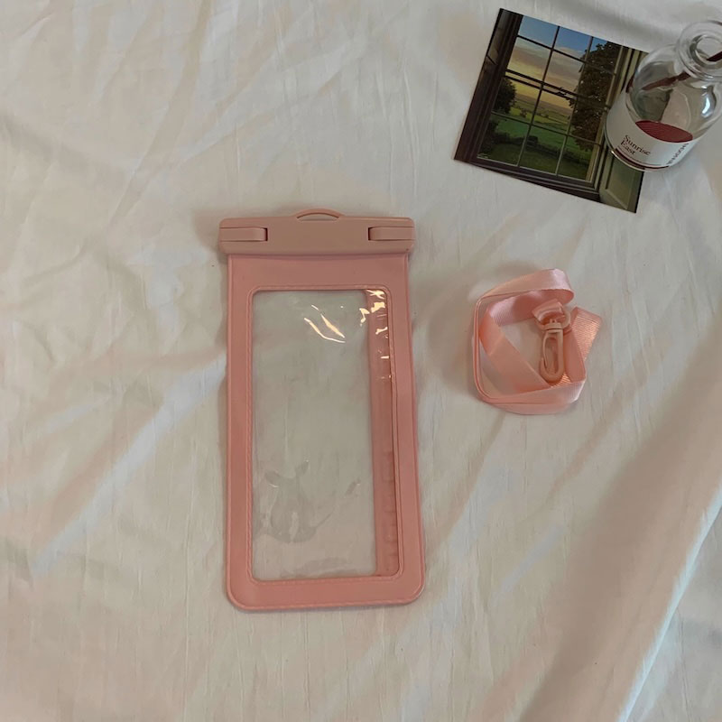 シンプルスモーキー防水スマホケース