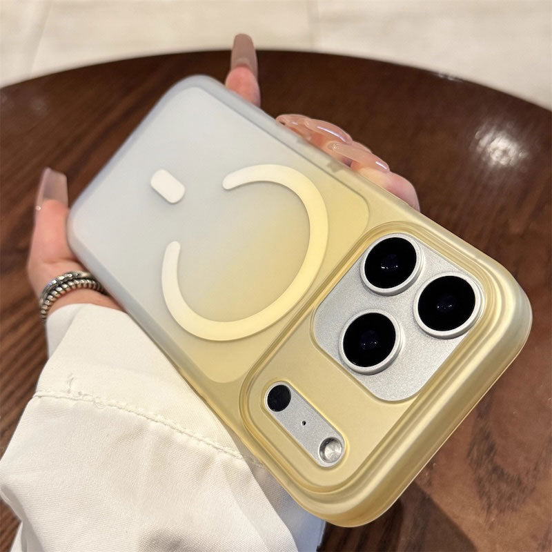 【iPhone17対応】【MagSafe対応】グラデーションiPhoneケース