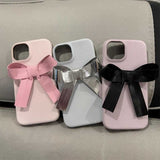 ビッグレザーリボンiPhoneケース