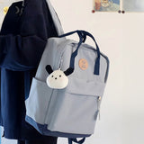 バイカラースクエアリュック