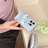 【MagSafe対応】ドットラウンドエンジェルiPhoneケース