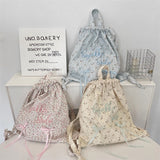 フローラルリボンナップザック