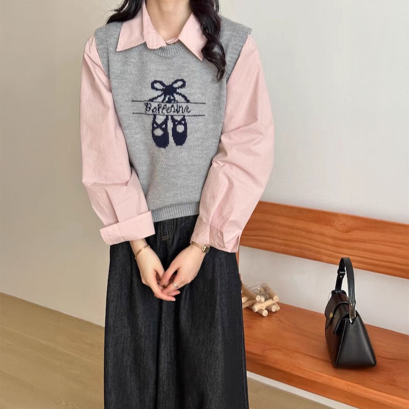 バレリーナニットベスト