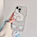 【MagSafe対応】クリアスターエンジェルiPhoneケース