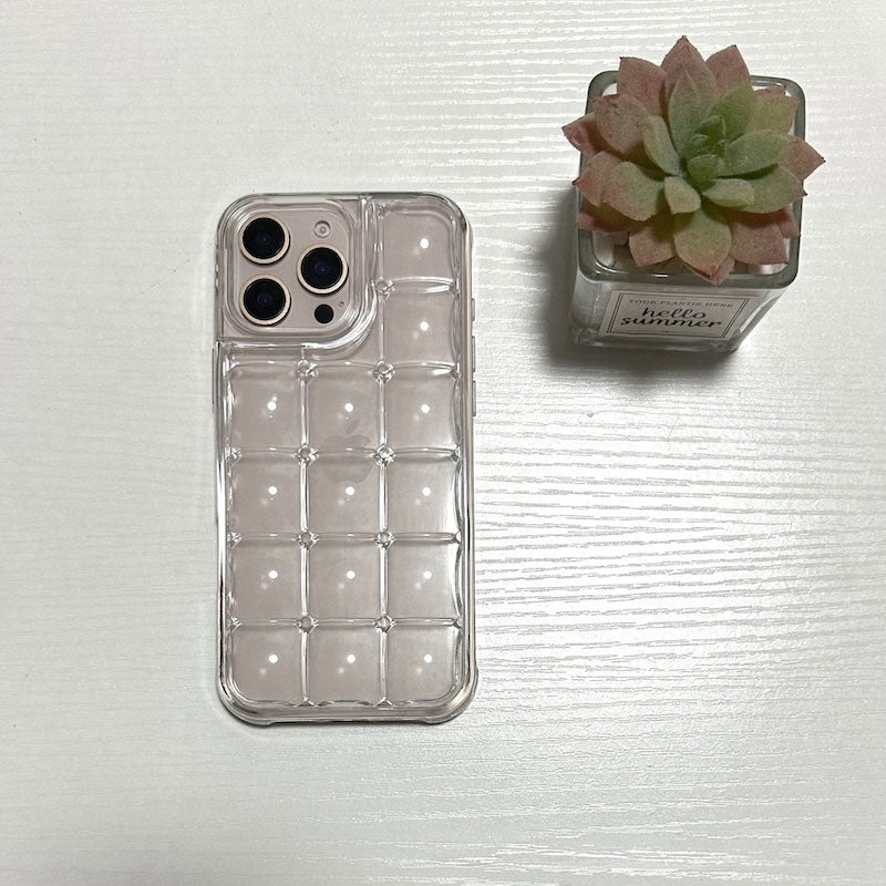 クリアポップキルティングiPhoneケース