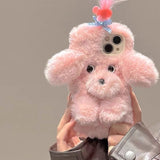 ちょんまげドッグぬいぐるみiPhoneケース