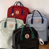 バイカラースクエアリュック