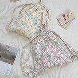 フローラルリボンナップザック