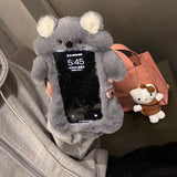 モモンガぬいぐるみiPhoneケース