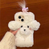 ちょんまげドッグぬいぐるみiPhoneケース