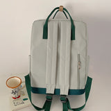 バイカラースクエアリュック