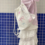 パステルギンガムナップザック