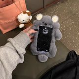 モモンガぬいぐるみiPhoneケース