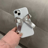 ビッグレザーリボンiPhoneケース