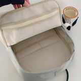 バイカラースクエアリュック